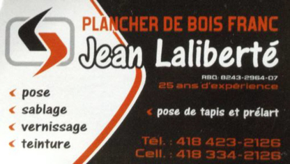 Pose de Planchers Jean Laliberté - Pose et sablage de planchers
