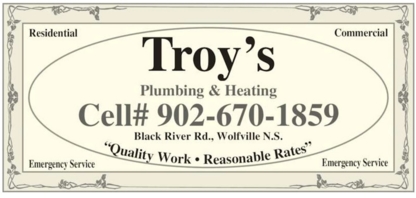Troy's Plumbing & Heating - Plombiers et entrepreneurs en plomberie