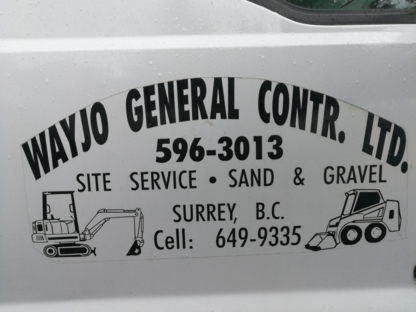 Wayjo General Contracting Ltd - Entrepreneurs en excavation