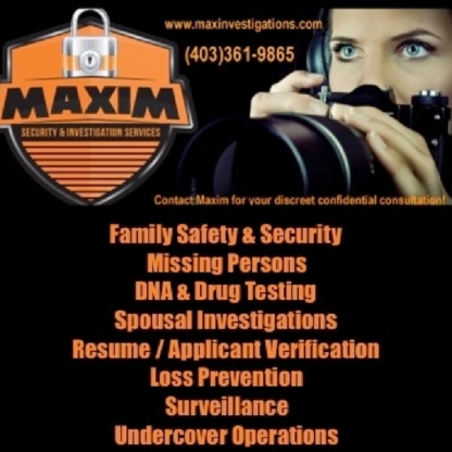 Maxim Security and Investigation Services - Agents et gardiens de sécurité