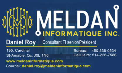 Meldan Informatique Inc - Boutiques informatiques