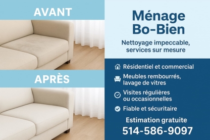 Ménage Bo-Bien - Commercial, Industrial & Residential Cleaning