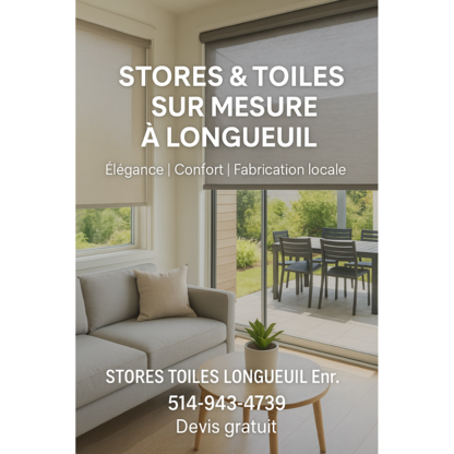 Stores Toiles Longueuil - Magasins de stores