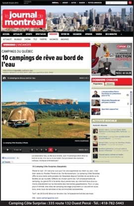 Camping La Côte Surprise Enr - Terrains de camping