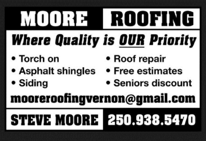 Moore Roofing - Couvreurs