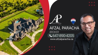 Afzal Paracha - Remax Real Estate Centre Inc -Brokerage - Real Estate Agents & Brokers