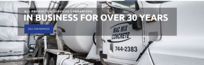 Mac-Mix Concrete Ltd - Concrete Products