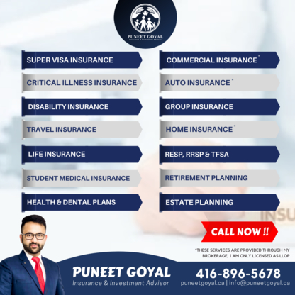 Puneet Goyal - Courtiers et agents d'assurance