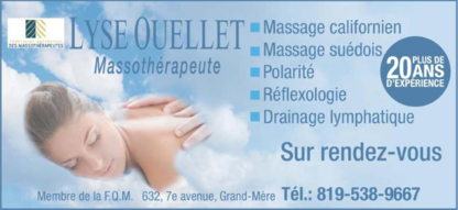 Lyse Ouellet Massothérapeute - Massage Therapists