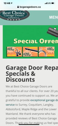 Voir le profil de Best Choice Garage Door Services - Chilliwack