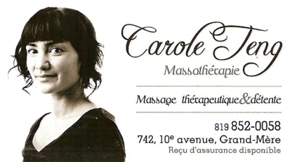 Carole Teng Massothérapie - Massothérapeutes