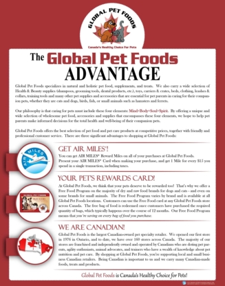 Global Pet Foods - Pet Food & Supply Stores