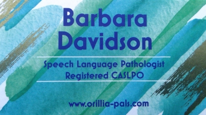 Barbara Davidson Speech Language Pathology Services - Orthophonistes