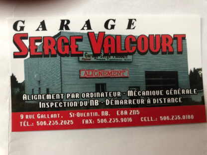 Garage Serge Valcourt - Alignement de roues, réparation d'essieux et de châssis d'auto