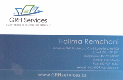 GRH Services - Facturation médicale et honoraires