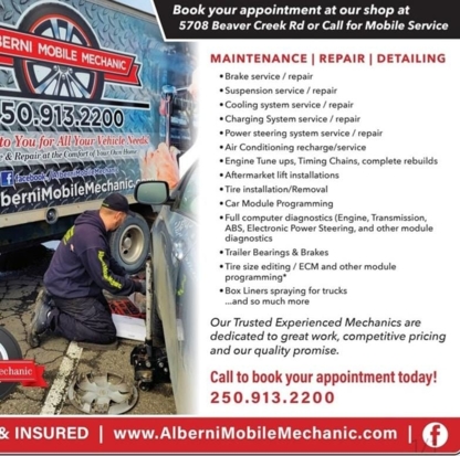 Alberni Mobile Mechanic - Auto Repair Garages