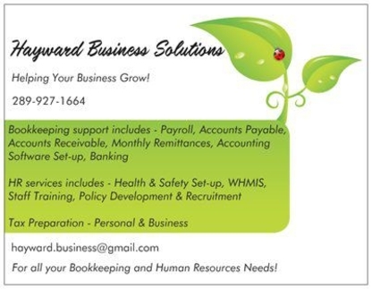 Hayward Business Solutions - Tax Return Preparation