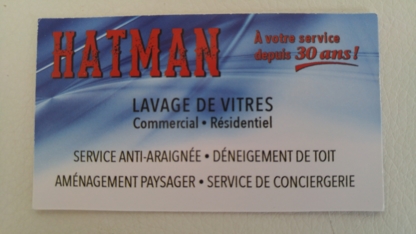Hatman Lavage de Vitres - Nettoyage résidentiel, commercial et industriel