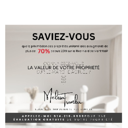 Melissa Tromba Courtier immobilier résidentiel The Agency Montreal - Real Estate Agents & Brokers