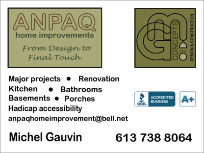 Anpaq Home Improvements - Home Improvements & Renovations