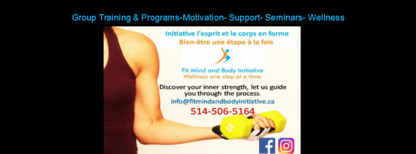 Initiative L'esprit et le corps en forme/ Fit Mind and Body Initiative - Fitness Gyms