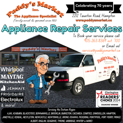 Paddy's Market - Refrigerator & Freezer Sales & Service