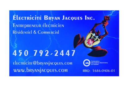 Électricité Bryan Jacques - Électriciens