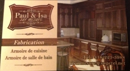 Paul & Isa Sur Mesure - Kitchen Cabinets