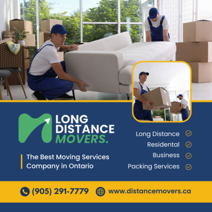 Long Distance Movers Ltd - Déménagement et entreposage