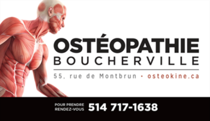 Annie Boucher DO OstéoKiné.ca - Ostéopathie