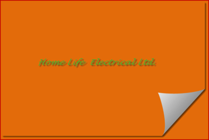 Home Life Electrical Ltd - Électriciens