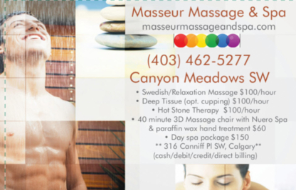 Masseur Massage & Spa - Massothérapeutes enregistrés