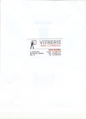 Vitrerie Baie-Comeau 2011 - Vitreries