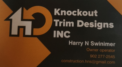 Knockout Trim Design inc - Rénovations