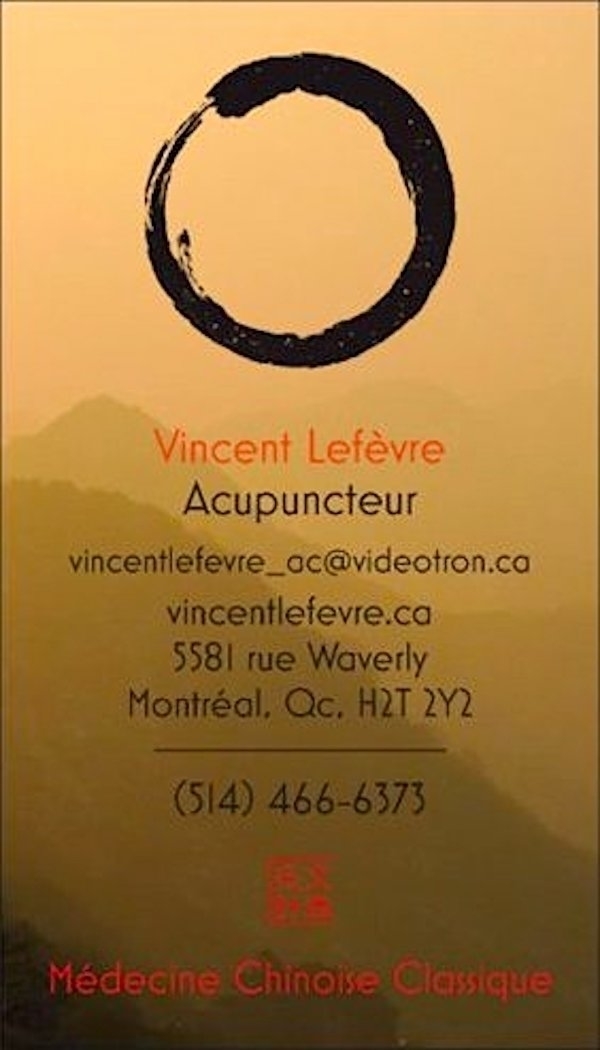 Acupuncture Vincent Lefèvre - Acupuncteurs