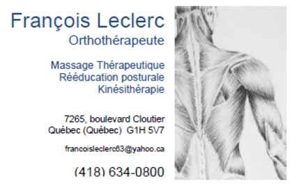 François Leclerc - Orthothérapeutes