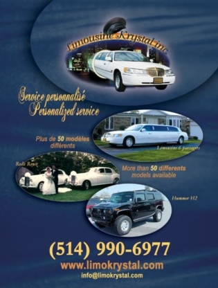 Limousine Krystal - Service de limousine
