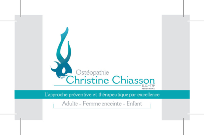 Ostéopathie Christine Chiasson - Osteopathy