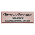 Popovitch David A Law Office - Avocats
