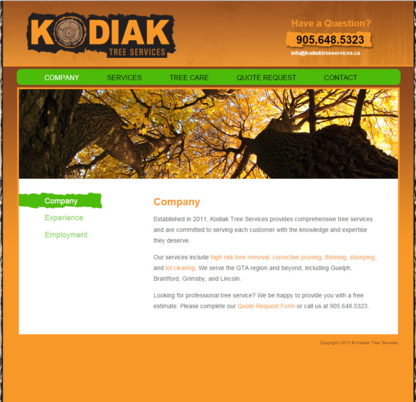 Kodiak Tree Services - Service d'entretien d'arbres