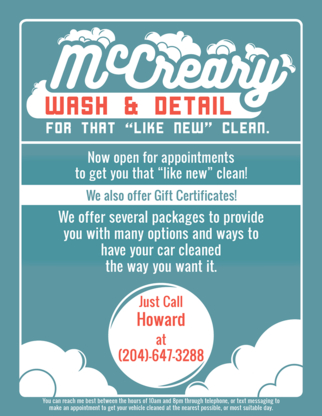 McCreary Wash & Detail - Entretien intérieur et extérieur d'auto