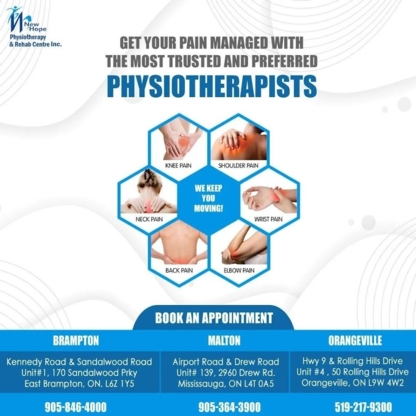 New Hope Physiotherapy Brampton - Physiothérapeutes