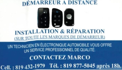 Démarreur à Distance Marco - Car Remote Starters