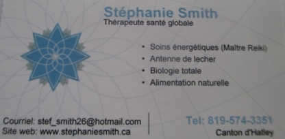 Stéphanie Smith Soins Énergétiques - Psychotherapy