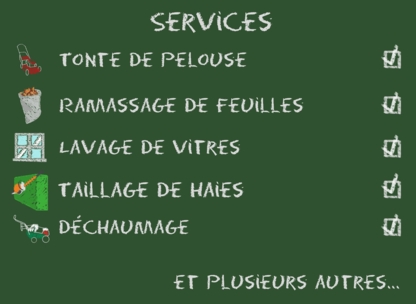 Services Charles Laplante - Lawn Maintenance
