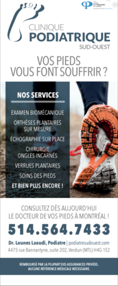 PiedRéseau Verdun - Podiatres et orthèses - Podiatrists