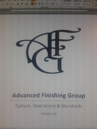 Advanced Finishing Group - Entrepreneurs généraux