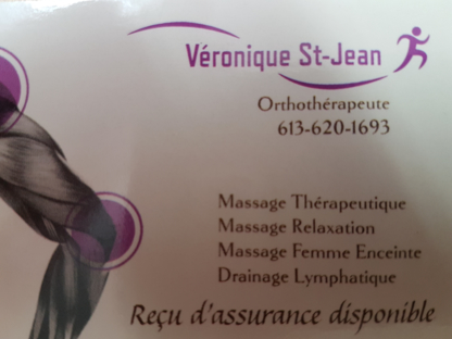 Véronique St-Jean Orthothérapeute - Massothérapeutes