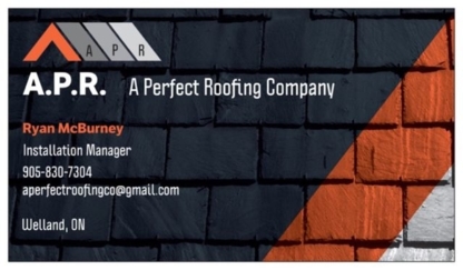 A Perfect Roofing Co. - Couvreurs