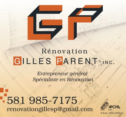 Rénovation Gilles Parent Inc - Home Improvements & Renovations
